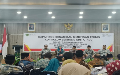 Rakor & Bimtek Kurikulum Berbasis Cinta Madrasah MI, MTs, MA se-Kalimantan Timur • 5–8 Desember 2025 • Aula Kanwil Kemenag Kaltim