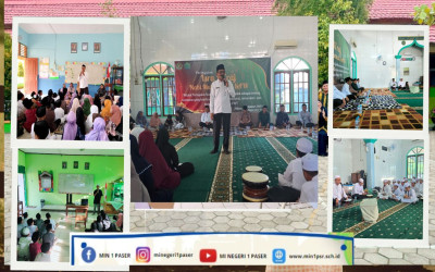 Peringatan Isra’ Mi‘raj Nabi Muhammad SAW di MIN 1 Paser Berlangsung Khidmat