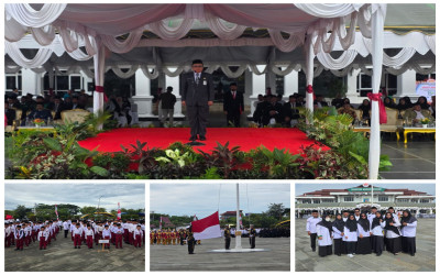 Upacara HAB Kemenag ke-80 di Paser, Menag Ajak ASN Warnai Era AI dengan Nilai Keagamaan